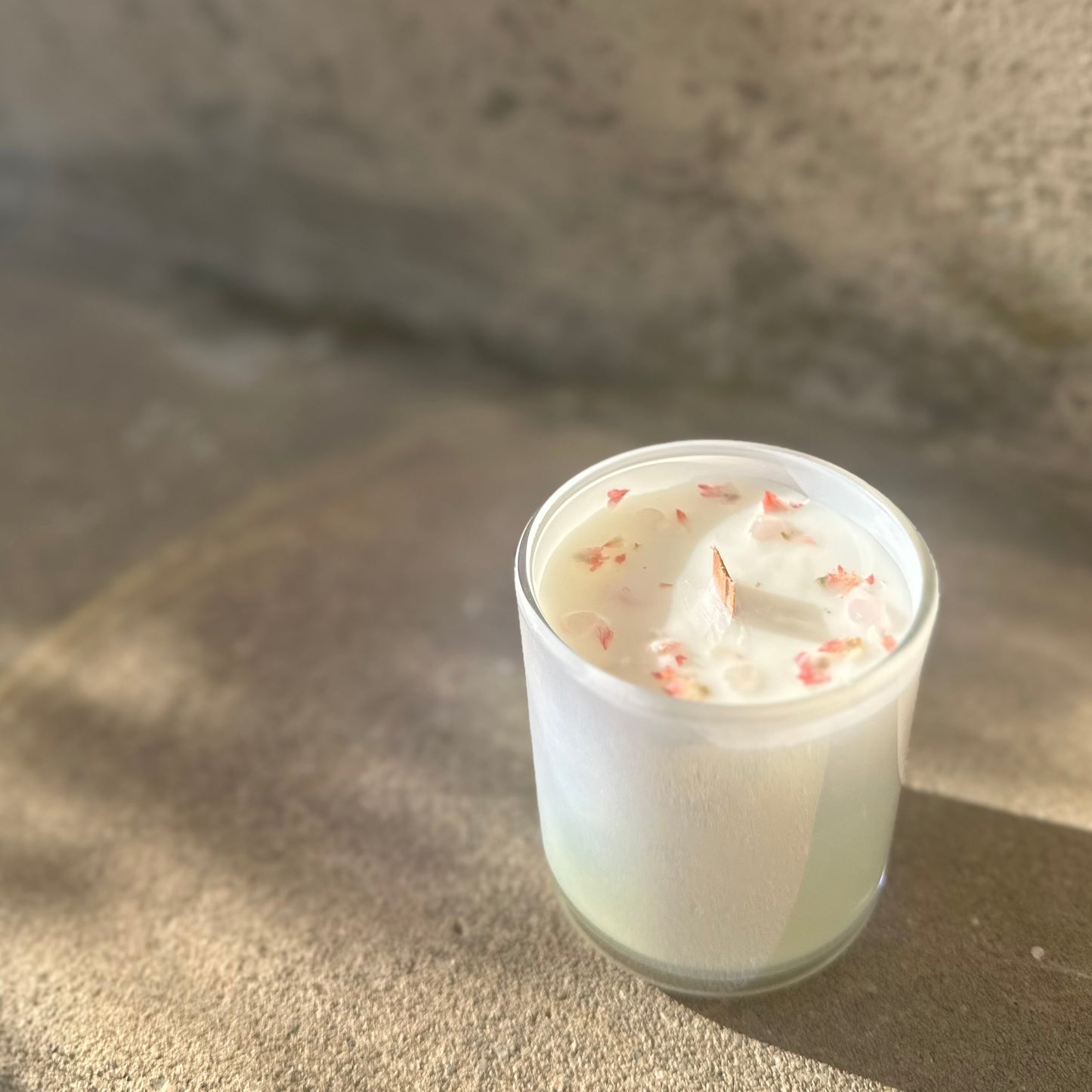 Iridescent White Aura Candle