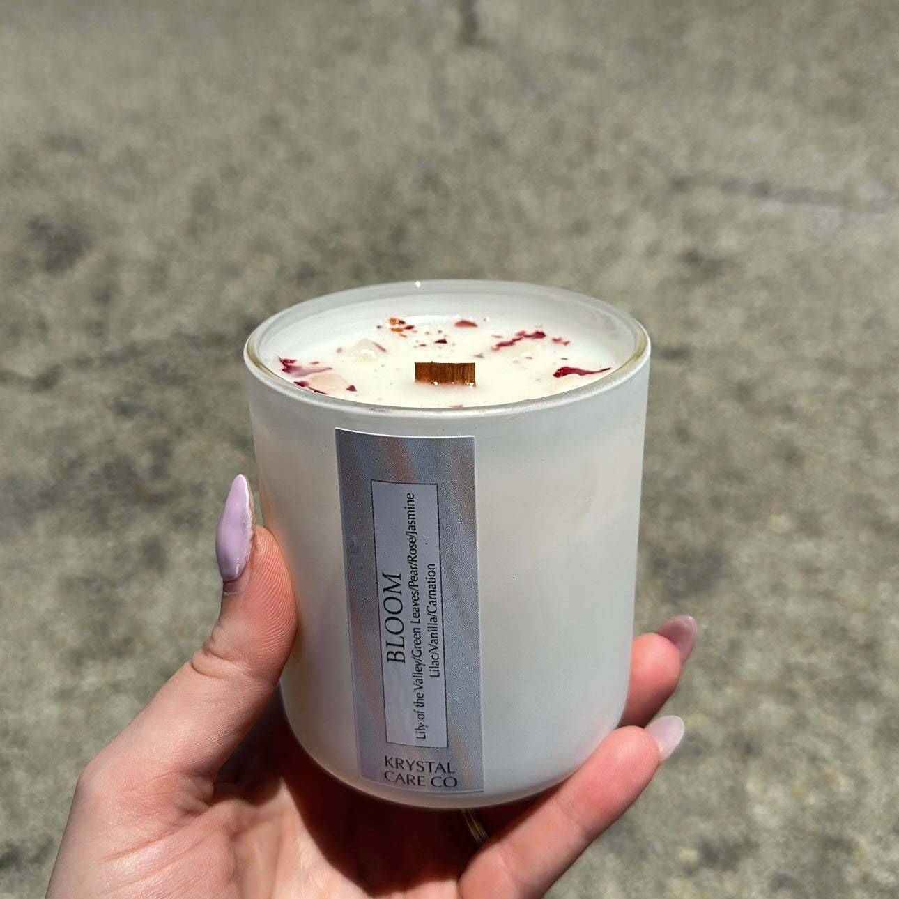 Matte White Aura Candle