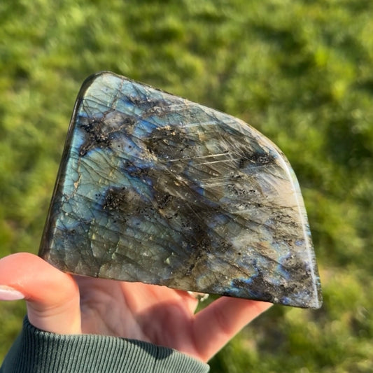 Third Eye Fire – Flash Labradorite Slab