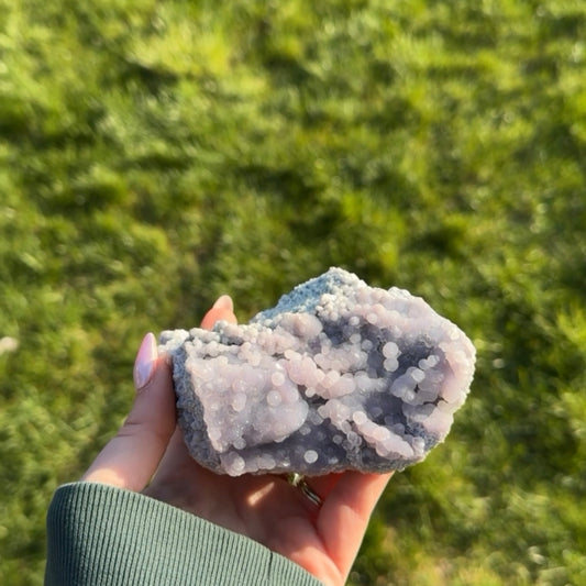 Goddess Bloom – Grape Chalcedony Cluster