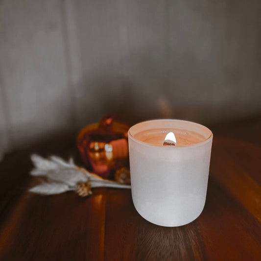 Aura Matte White Candle | Autumn Collection